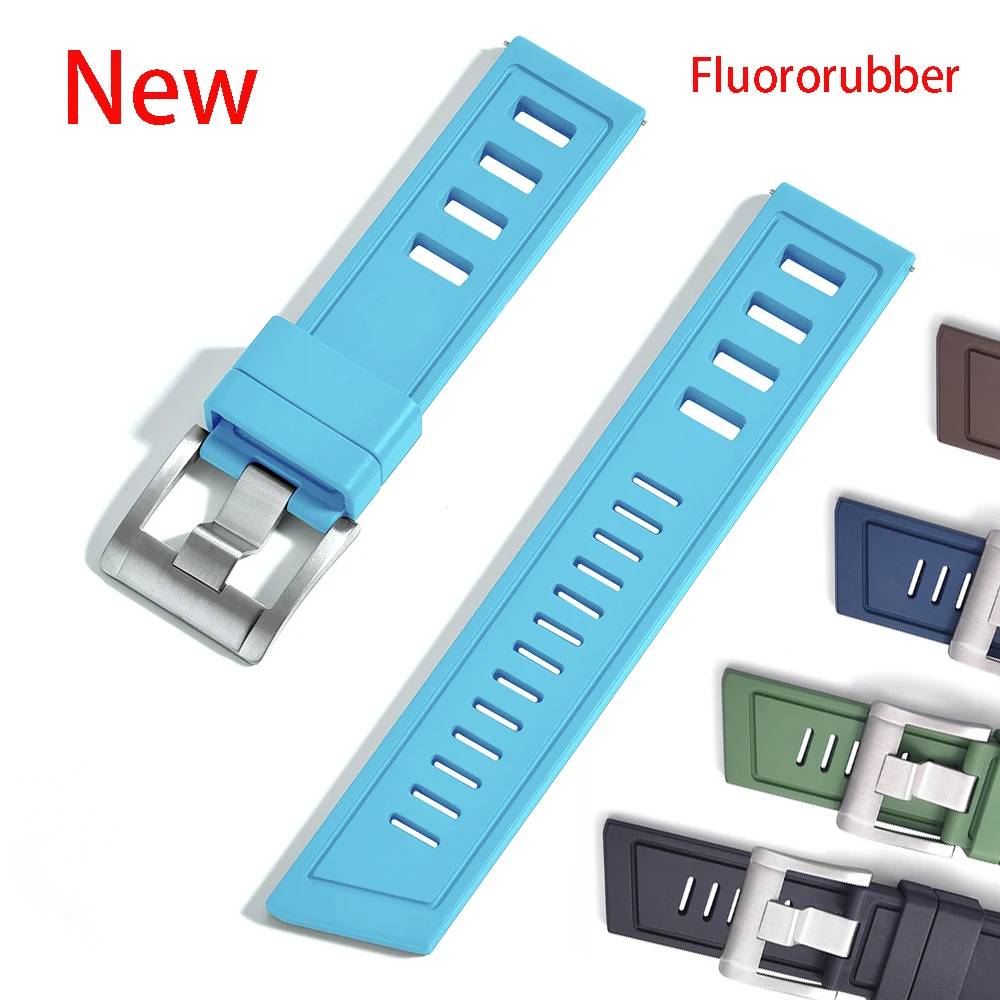 Neues robustes FKM 20 mm 22 mm – Fkm Rubber Dive Watch Strap 20Mm Bewertung und Preis