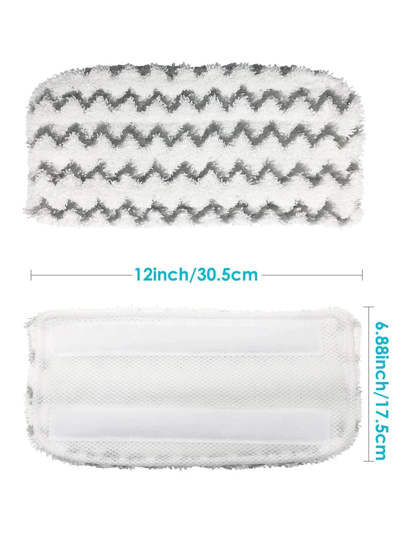 Replacement Steam Mop Pads for Shark Steam Mop Hard Floor Cleaner S1000WM S1000 S1000A S1000C Microfiber Refills