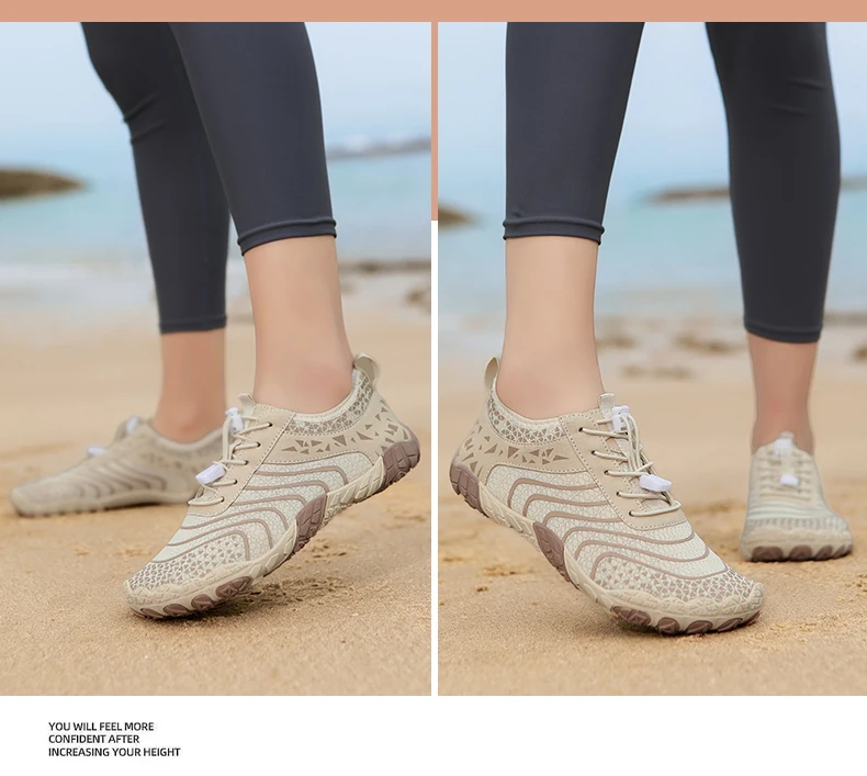 Summer Wide-Head Wading Shoes Men Barefoot Upstream Sketch Shoes Fitness Cycling Yoga Casual Sandals Women Water Sports Shoes