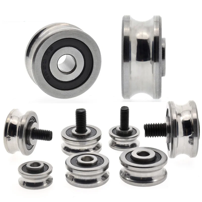 1PCS Transmission Eccentric Wheel With Free Fixing Screws Double Row Miniature Pulley BEARING SG10 SG15 SG20 SG25 SG66