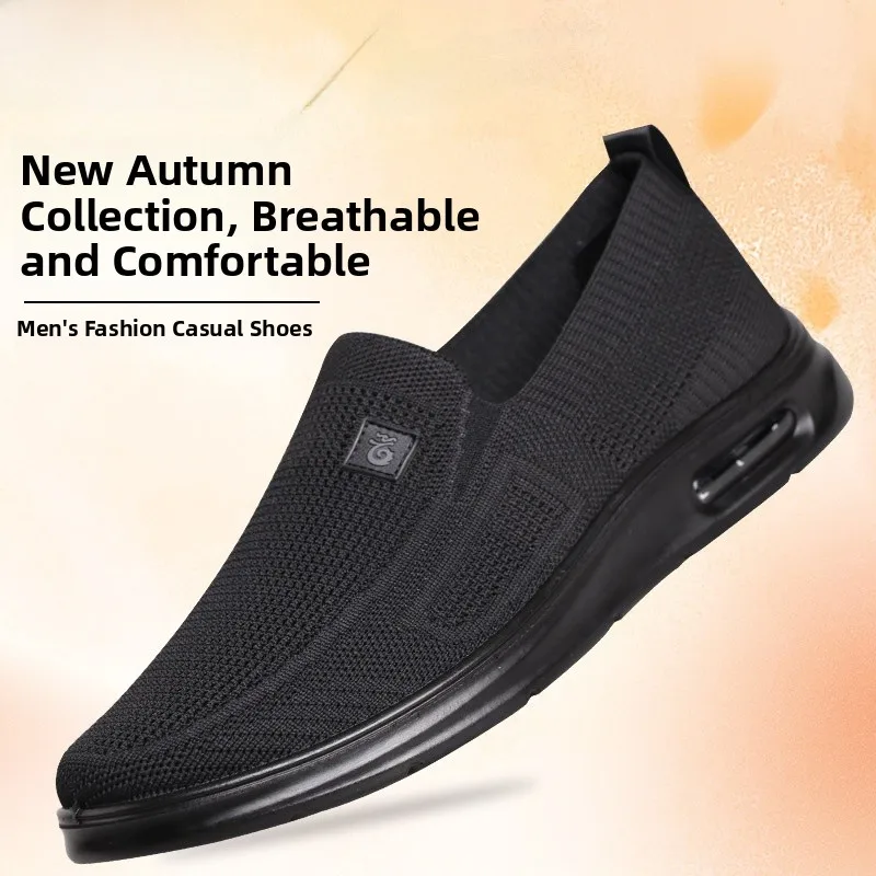 

Beijing Old Man Light Slip-On oes Breathable Comfortable Casual Loers Anti-Slip Men's Footwear for Daily Wear Spring Autumn