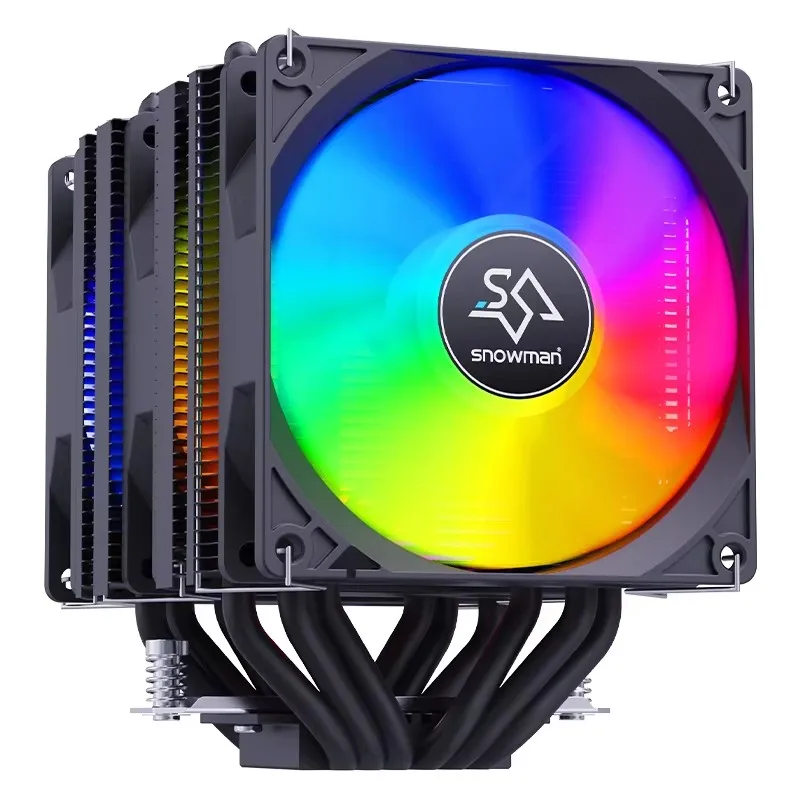 6 Heatpipes 3 fans cpu cooler Fan RGB Heatsink Tower Radiator Low  Noise Ultra Slim Ventilador 4Pin PWM Computer Game MX6-V3