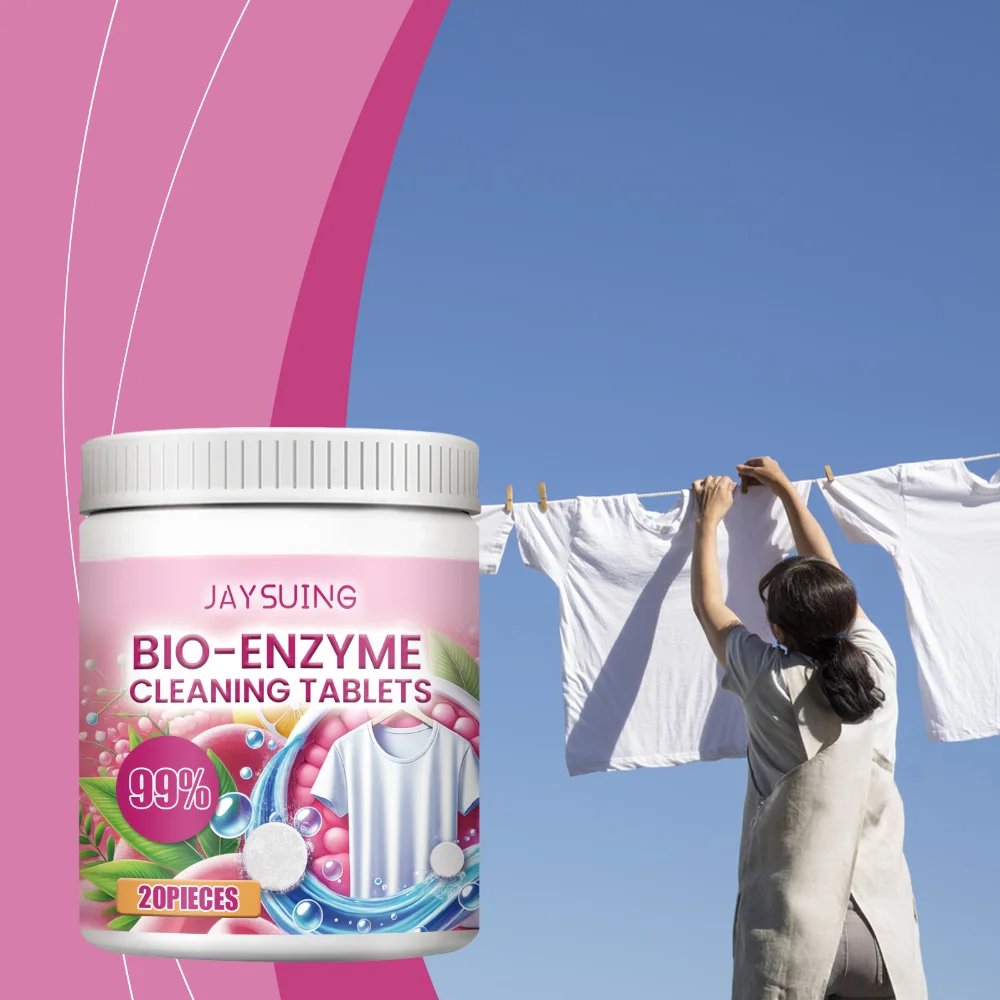 Bio-Enzyme Explosive Salt Cleaning Tablets Plant Enzyme Cleaner Stain Remove Eco Organic Cleaner Instant Powerful Enzyme Cleaner