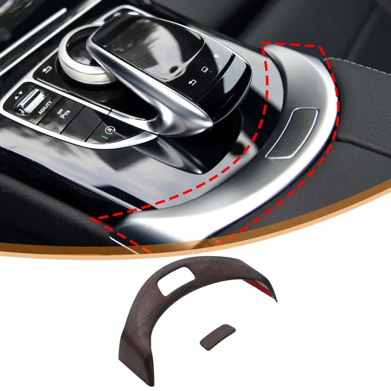 

Armrest Storage Box Button Cover Trim Center Console Knob Trim Car Accessories For Mercedes Benz C GLC Class W205 X253 2015-2021