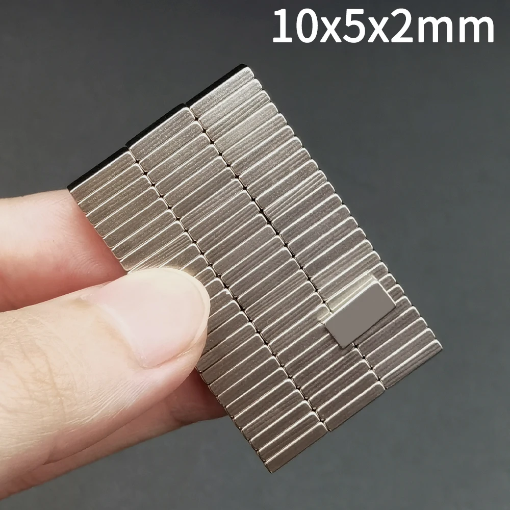 5-5000Pcs 10x5x2 mm Small Block Neodymium Rectangular Magnet 10mm x 5mm x 2mm NdFeB Super Powerful Strong Magnetic Permanent