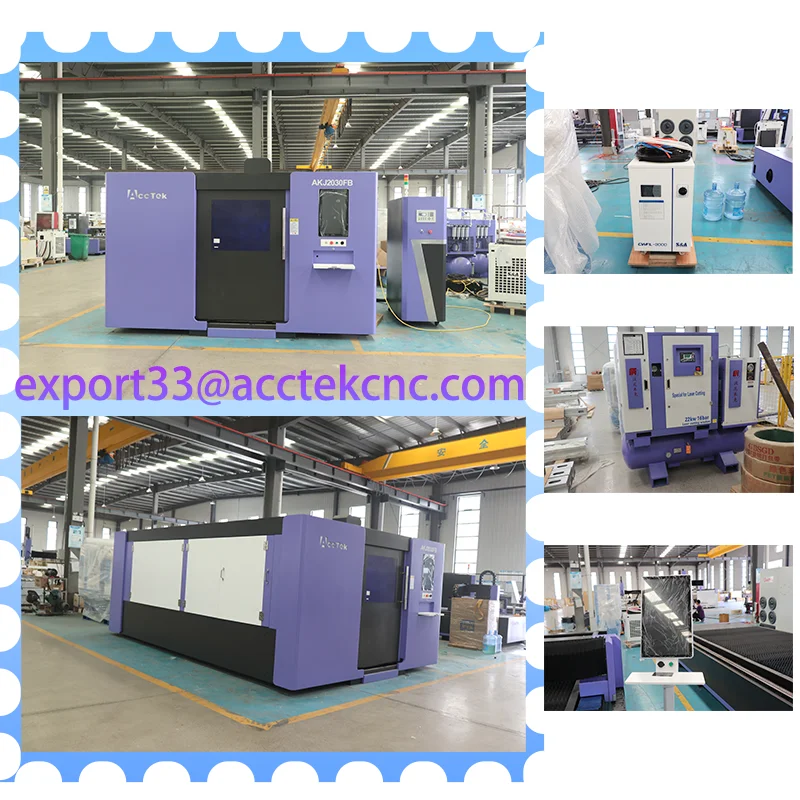 6kw 12kw Big Power Fiber Laser Cutter For Thick Metal Sheet Cutting Laser Equipment With MAX Raycus Laser Source