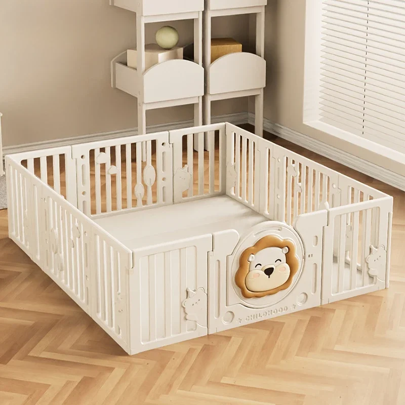 Cerca de jogo cerca protetora cerca de chão tapete de engatinhar doméstico interno