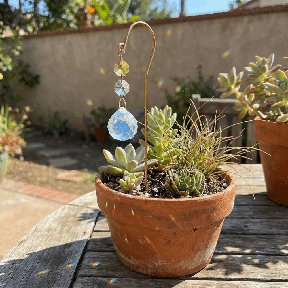 Reflective Crystal Garden Stak - Bonsai Garden Pot 评论和价格