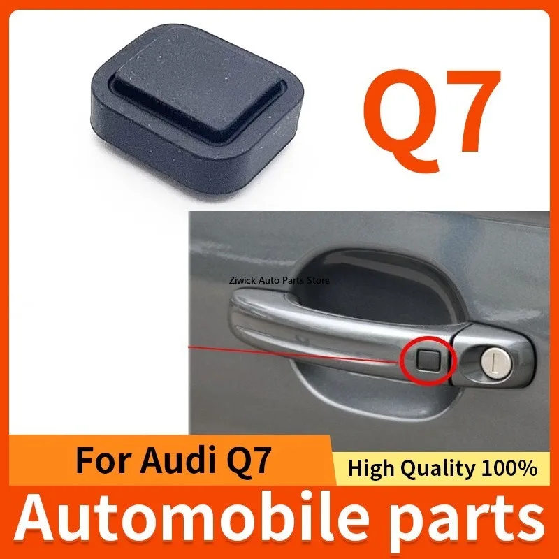 

Для Audi Q7 резиновая кнопка датчика силиконовая резиновая втулка для дверной ручки снаружи двери автомобиля черная маленькая крышка аксессуар
