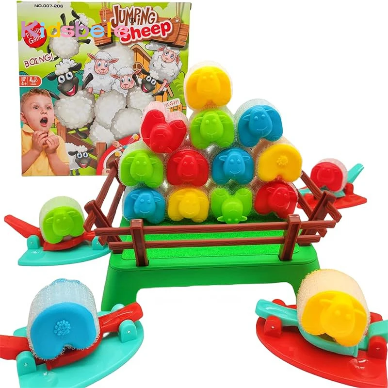 Jumping Sheep Game Catapulting Sheep Board Game For 4-12 kids Sheep Shoot Tabletop Family Game Xmas Gifts For Children