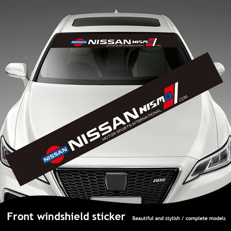 Декоративная наклейка на переднее и заднее стекло автомобиля для Nissan GTR NISMO Qashqai Patrol X-trail Tiida Navara Sylphy Juke Teana Skyline