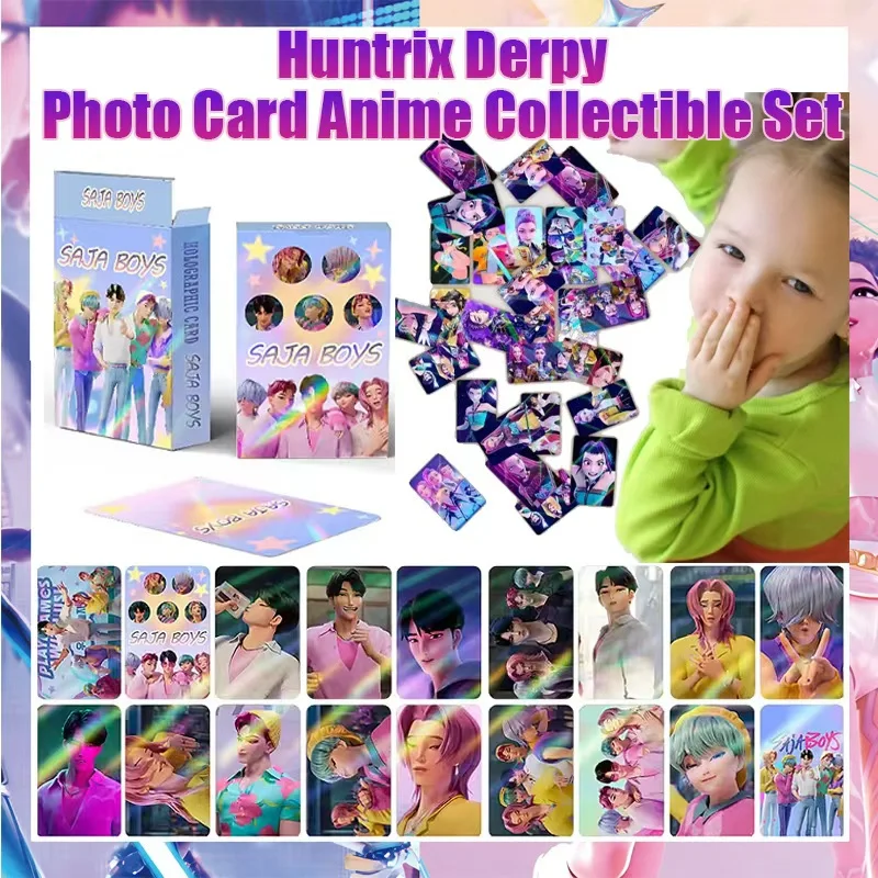 Kpop Demon Hunters Sammelkarten – Anime-Cartoon-Saja-Jungen-Spielkarten, Kinderparty, Cosplay, Spielzeug und Kindergeschenke