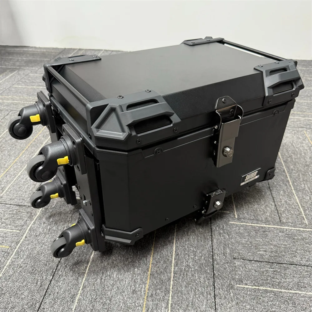 

Motorcycle aluminum alloy trunk 45L quick-release waterproof universal, electric vehicle trunk large-capacity luggage
