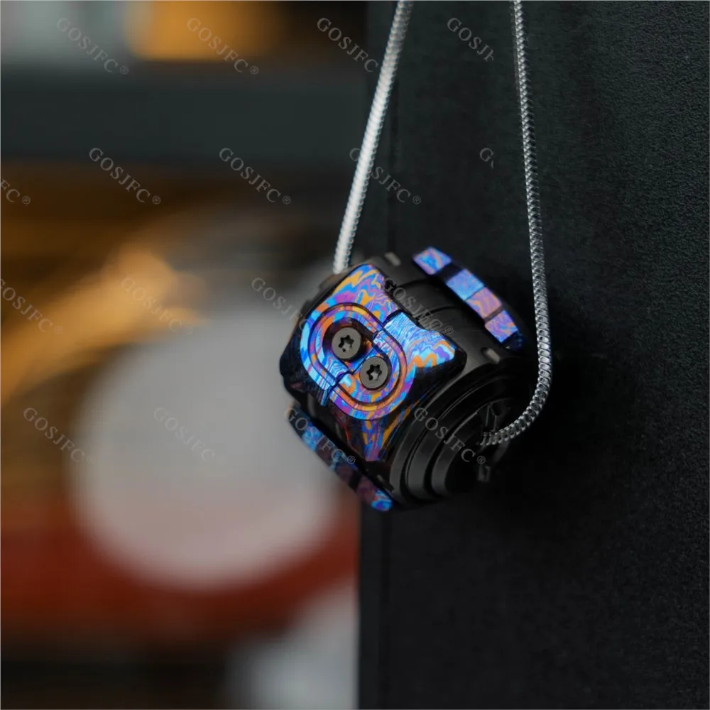 MUYI EDC Timascus Zircuti SHAKE Coltello Perline EDC Maglev Edizione limitata Fidget Spinner Fidget Toys