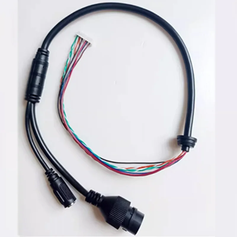 كابل داهوا إيثرنت Lan PoE كابل شبكة RJ45 12 دبوس 8 كور لكاميرا داهوا IP