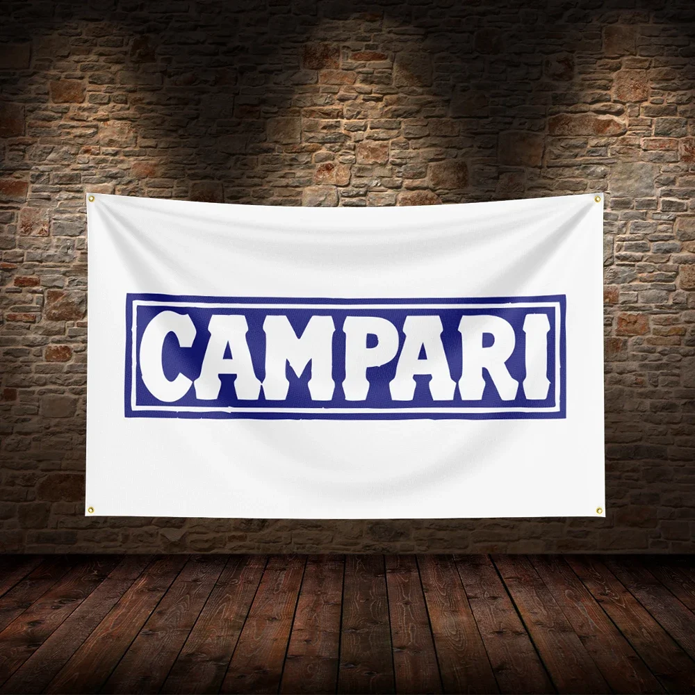 3x5 Ft C-Camparis  Flag Polyester Printed Beer Wines Flags for Room Garage Decor