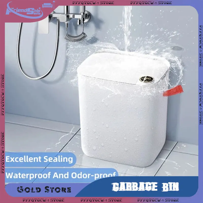 Vuilnisbak Smart Sensing Prullenbak met Display Type-C Opladen Automatische Prullenbak Keuken Toilet Prullenbak Huishoudelijke Artikelen