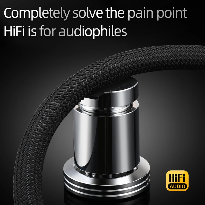 قطعة واحدة HIFI قابل للتعديل الصوت كابل الطاقة قوس حامي سبائك الألومنيوم كابل صينية آلة ترايبود