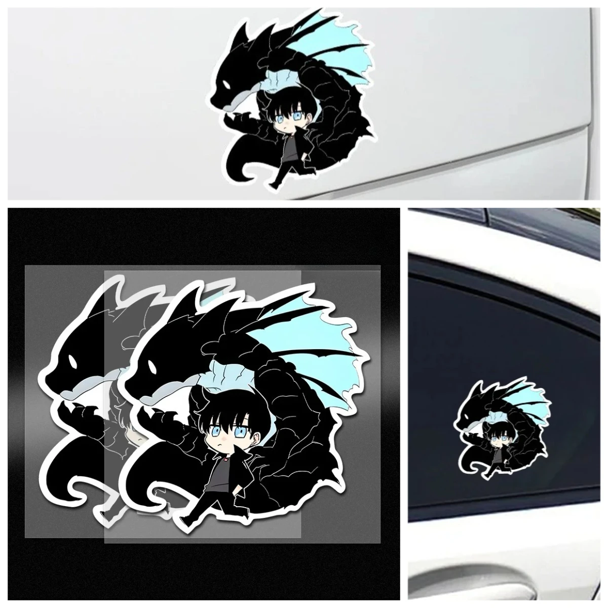 

Anime Character Car Sticker Vinyl Decal Waterproof for Car Window Bumper JDM Style Exterior Decoration