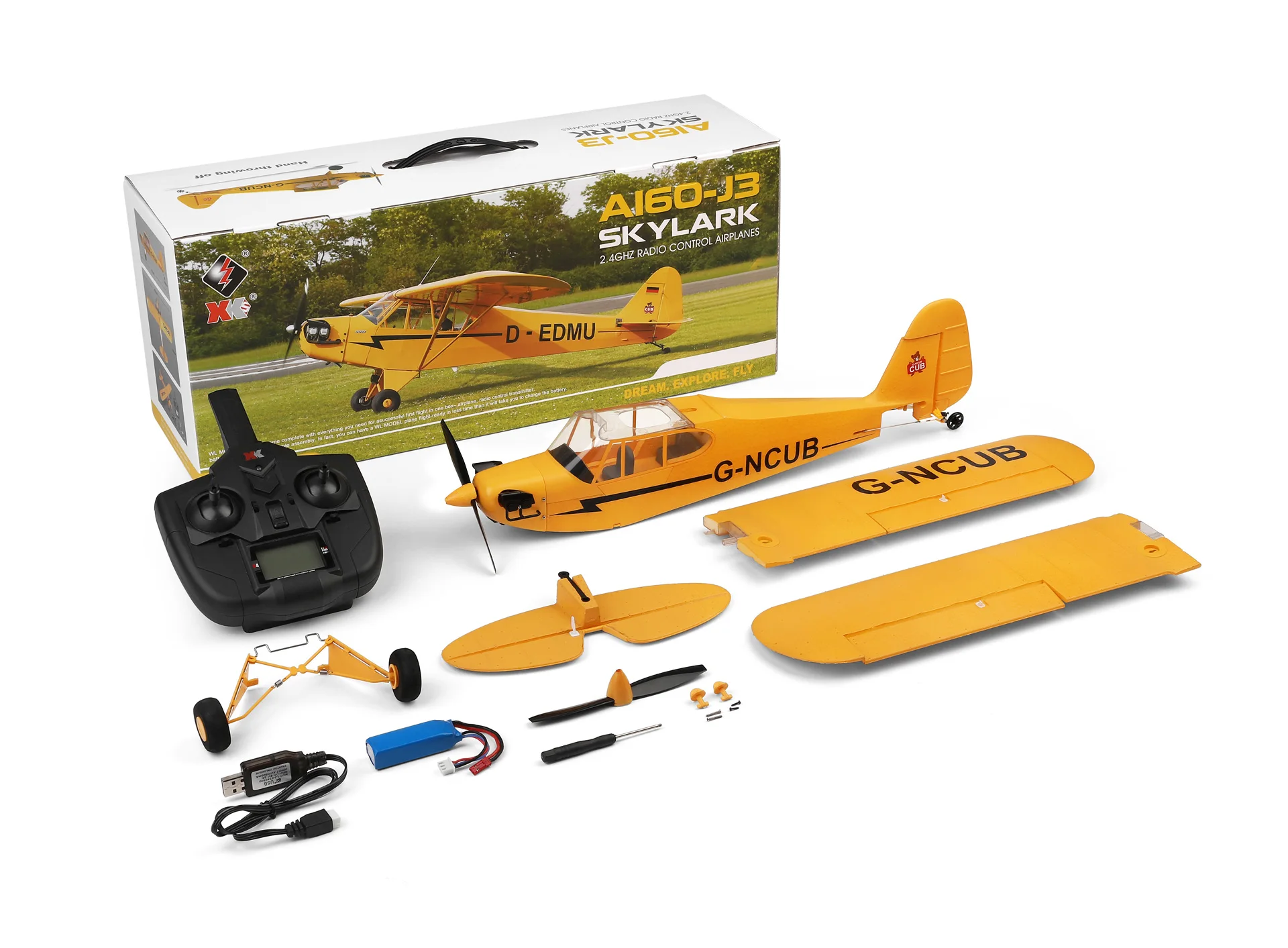 Qidi560 Moore M7 Offroad RC-Flugzeug 4CH Bürstenloser Ferngesteuerter Flieger Starrflügel-Flugzeugmodell EPP-Schaum Spielzeug – Detail 31