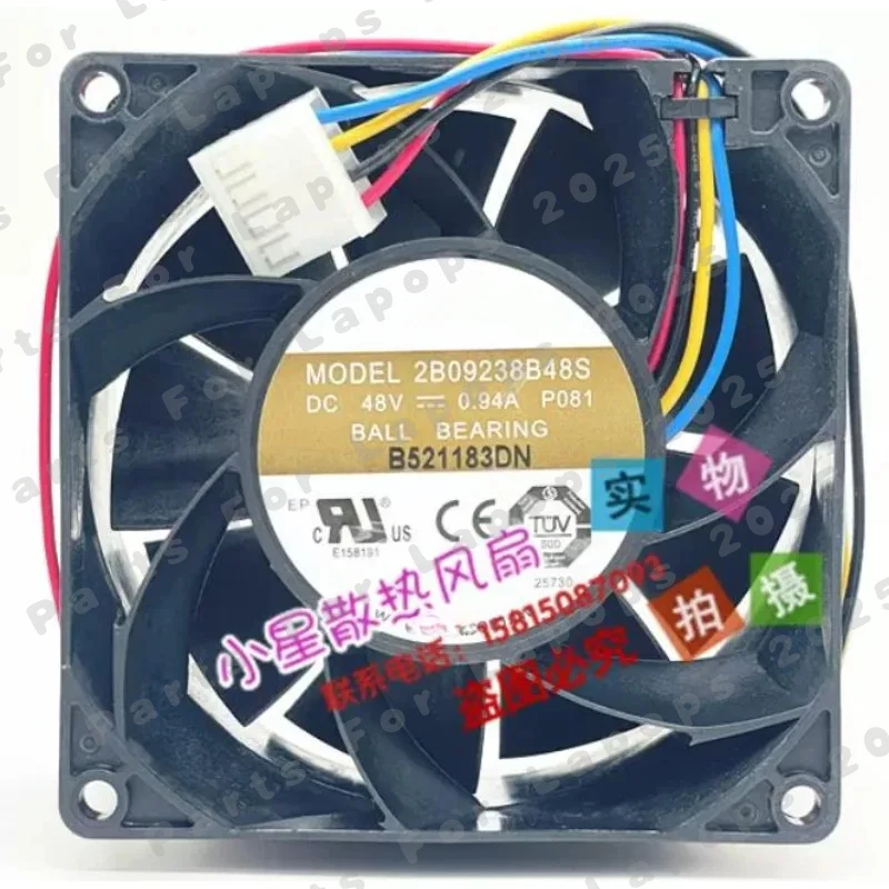 

Новый вентилятор для AVC 9CM 2B09238B48S 48V 0.94A с регулировкой скорости PWM, охлаждающий вентилятор 92*92*38 мм