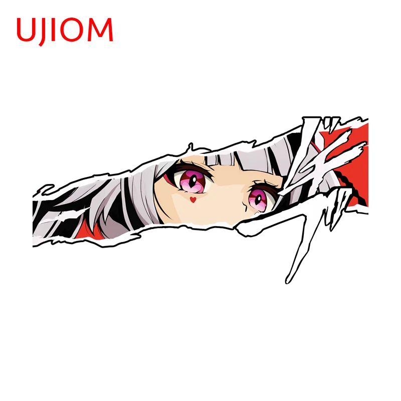 UJIOM Honkai Star Rail Sparxie Eyes Slap Tear Stickers Cool Persoanlty Game Room Laptop Decal Funny Bathroom Accessories