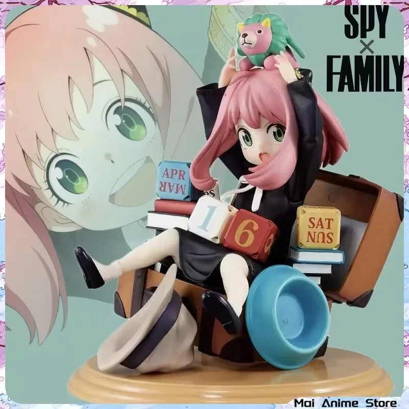 Figura de Anya Forger, estatua de Anime Spy X Family Kawaii Anya, escultura de acción, escritorio, decoración para sala de estar, accesorios para el hogar