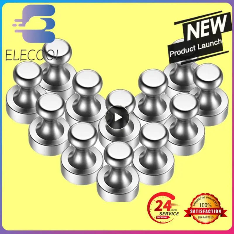 Magnetic PushpinsFor Refrigerator Whiteboard Magnet Buckle Super Strong Neodymium Magnet Pinboard Chess Kitchen Tools