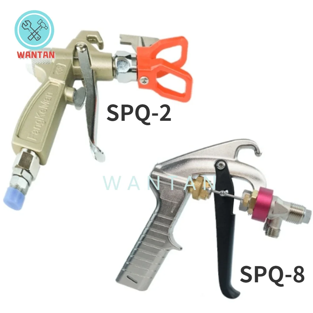 Pistol semprot tanpa udara SPQ-2 SPQ-8, pistol semprot presisi tinggi dengan mesin lapisan semprot tanpa udara