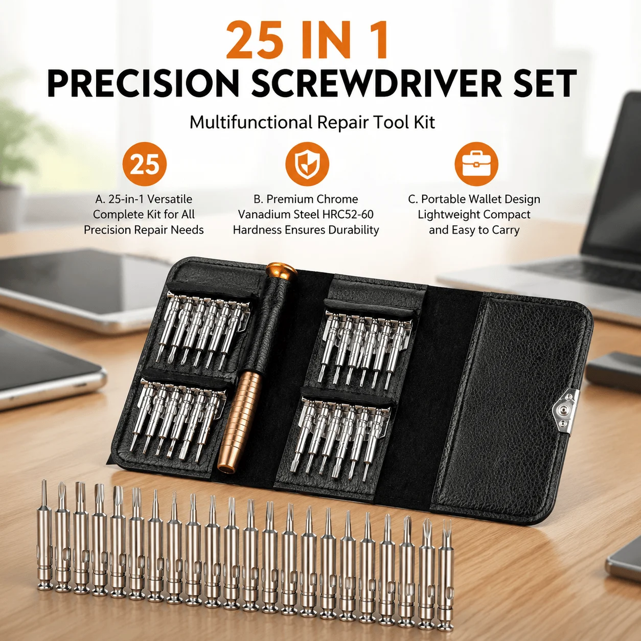 Electronics Repair Game - Zestaw precyzyjnych wkrętaków magnetycznych 25 w