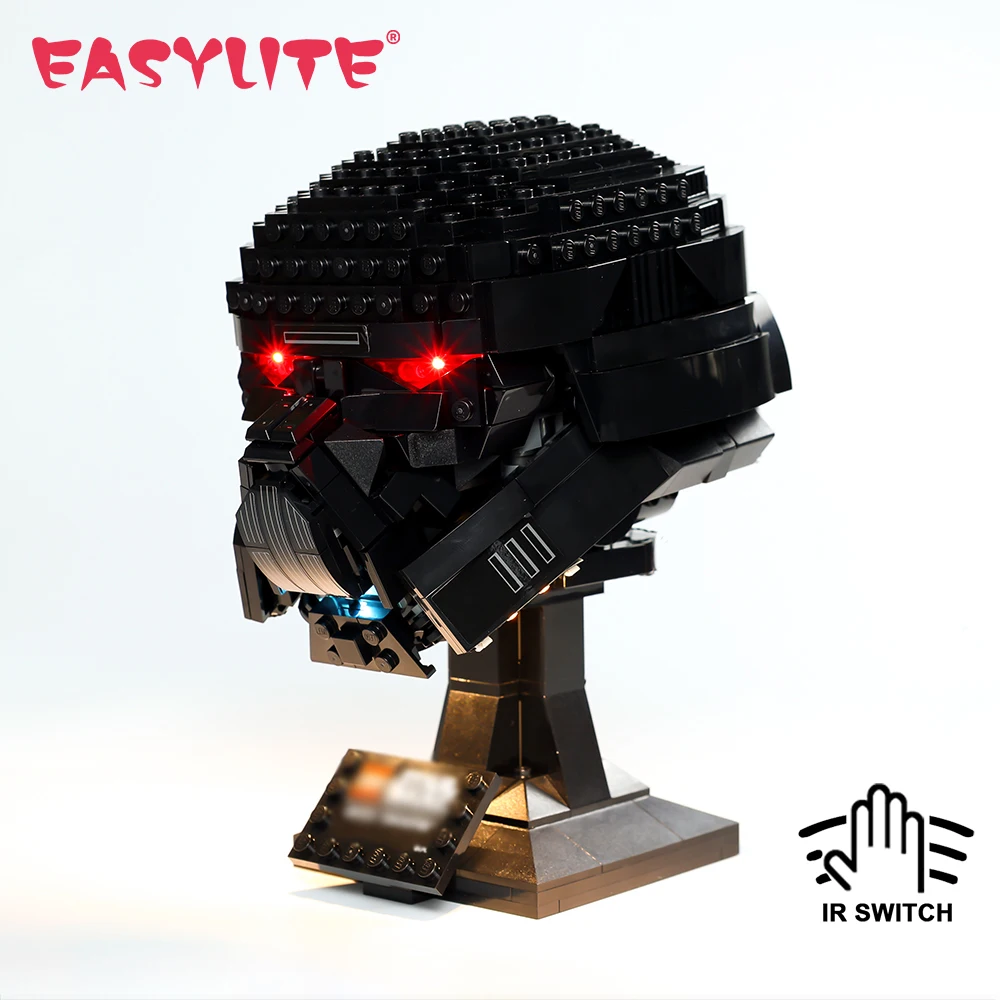 

EASYLITE LED Light Set For 75343 Knight Helmet Building Blocks DIY Bricks Toys Kit Only Lighting Kit Not Include Model