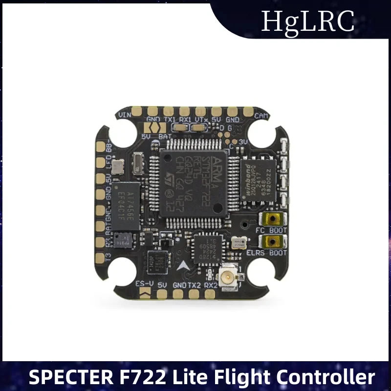 

HGLRC SPECTER F722 Lite Flight Controller ICM42688 Gyro Integrated ELRS 2.4G Receiver for RC FPV Racing Drone
