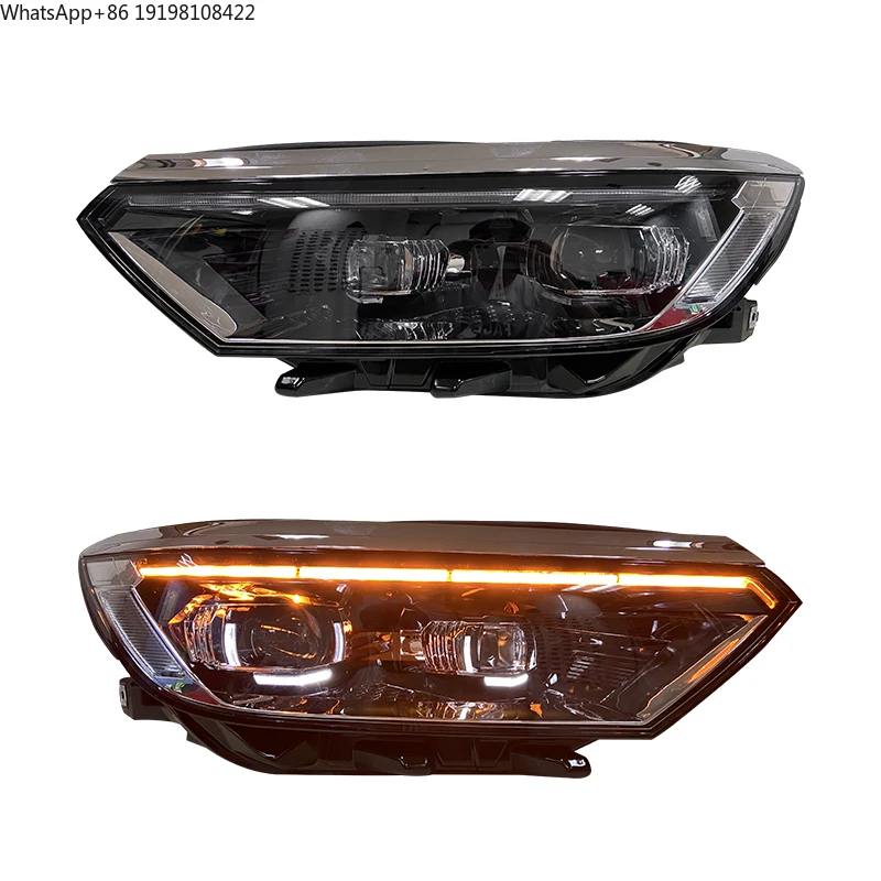 YU GUANG for Volkswagen VW Passat B8 Car Accessories 2016 2019 Headlamp Upgrade LED Head Light Dynamic Signal Lens Headlights