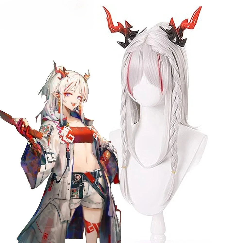 

В НАЛИЧИИ Парик для косплея Nian MiukoCosplay Game Arknights Косплей