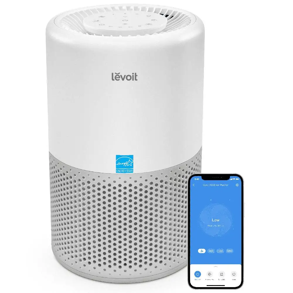 200S Air Purifier 99.97% Particle Filtration Odor Smoke Fumes Remover VeSync App Control Quiet 24dB Voice Control Ideal Bedrooms