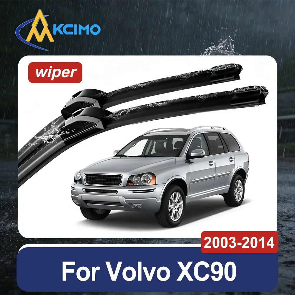 

Complete 2-Piece Kit Front Wiper Blades For Volvo XC90 2003-2014 Windshield Wipers Silent Reliable in Rain & Snow Direct Fit