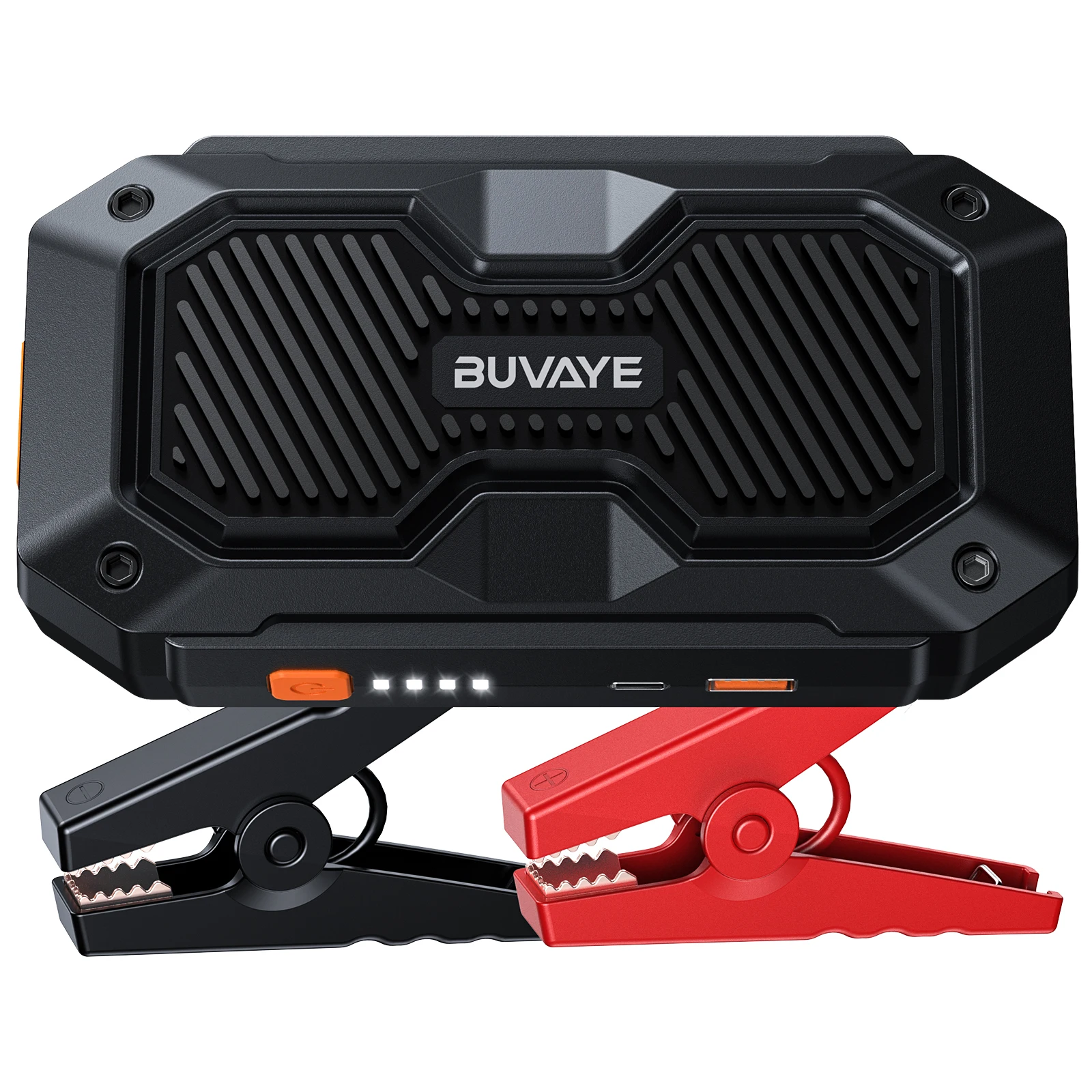 

BUVAYE Car Jump Starter With Power Bank 2000A Battery Booster Portable 12V Jump Box with Smart Jumper Cable Flashlight SOS Light