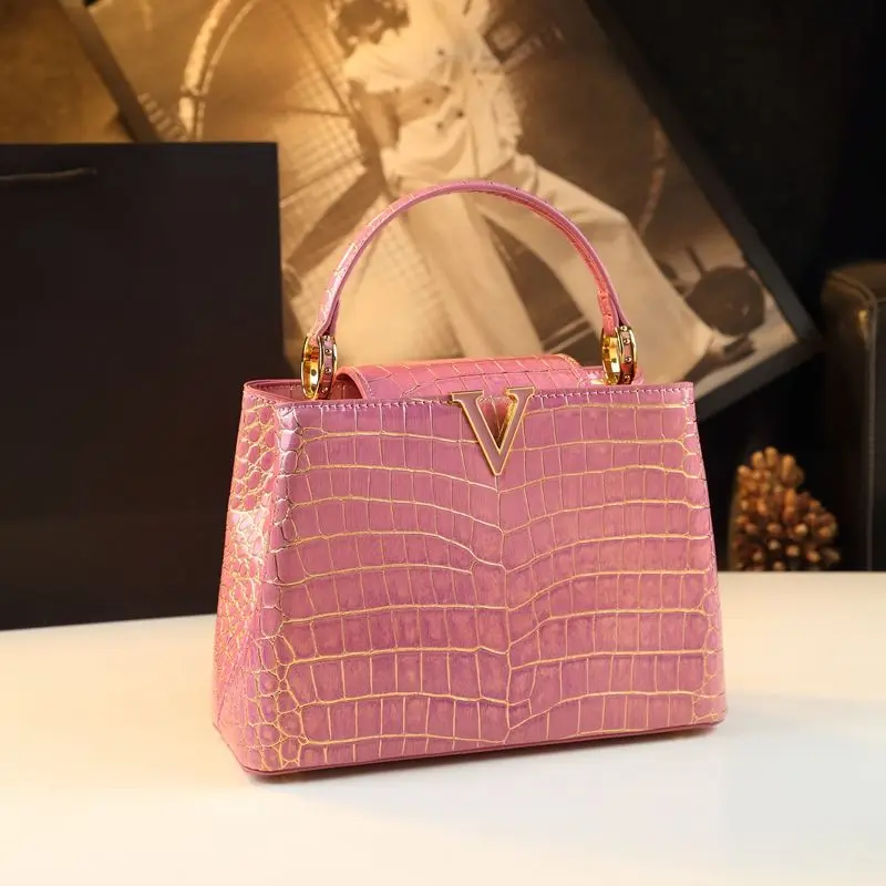 

Designer Brand New Alligator Tote Handbag Shoulder Crossbody Large Capacity Bags for Women Hot Selling