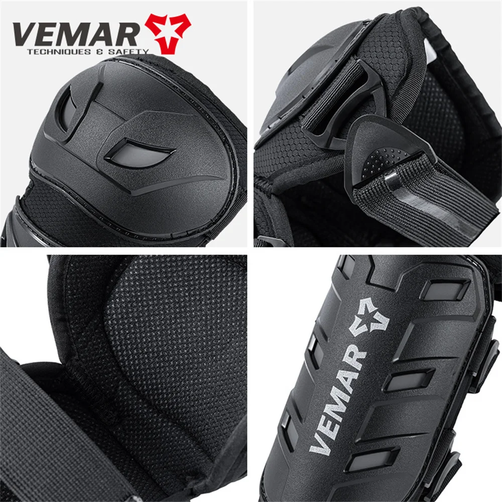 VEMAR Motorcycle Knee Pads Anti-impact Motocross Knee Elbow Protectors Motocross Moto DH MTB Dirt Bike Cycling Knee Guards