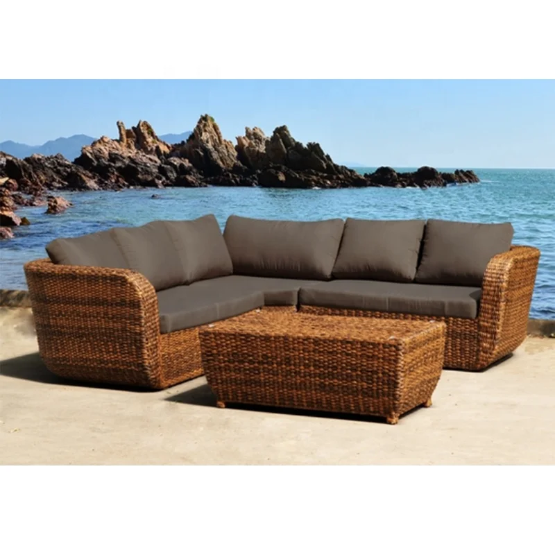 Aluminum Outdoor Chair Garden Rattan Furniture Sofa Set Rope Furniture Set Patio Furniture Sofas