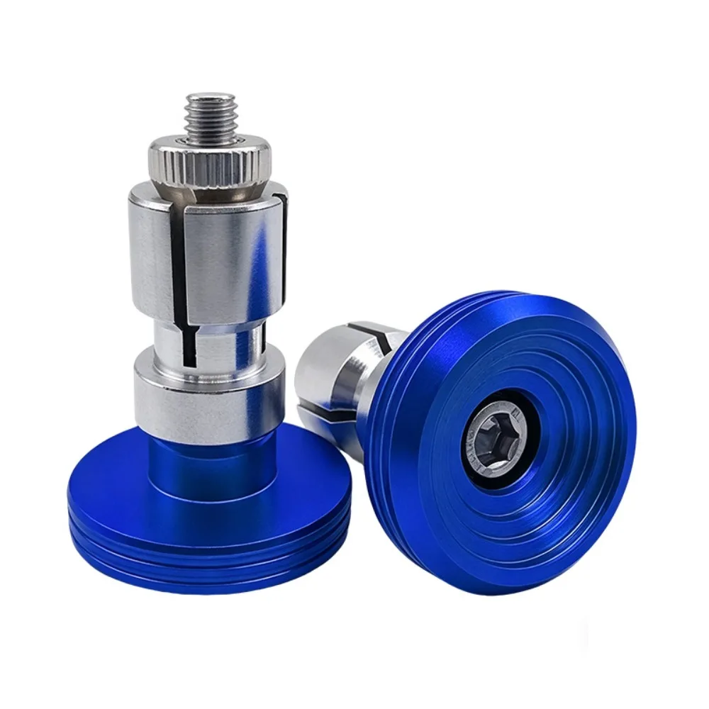 

CNC Aluminum Alloy Motorcycle Handlebar End Plugs Shock-absorbing Anti Vibration Motorcycle Grips Ends Anti Slip Designs