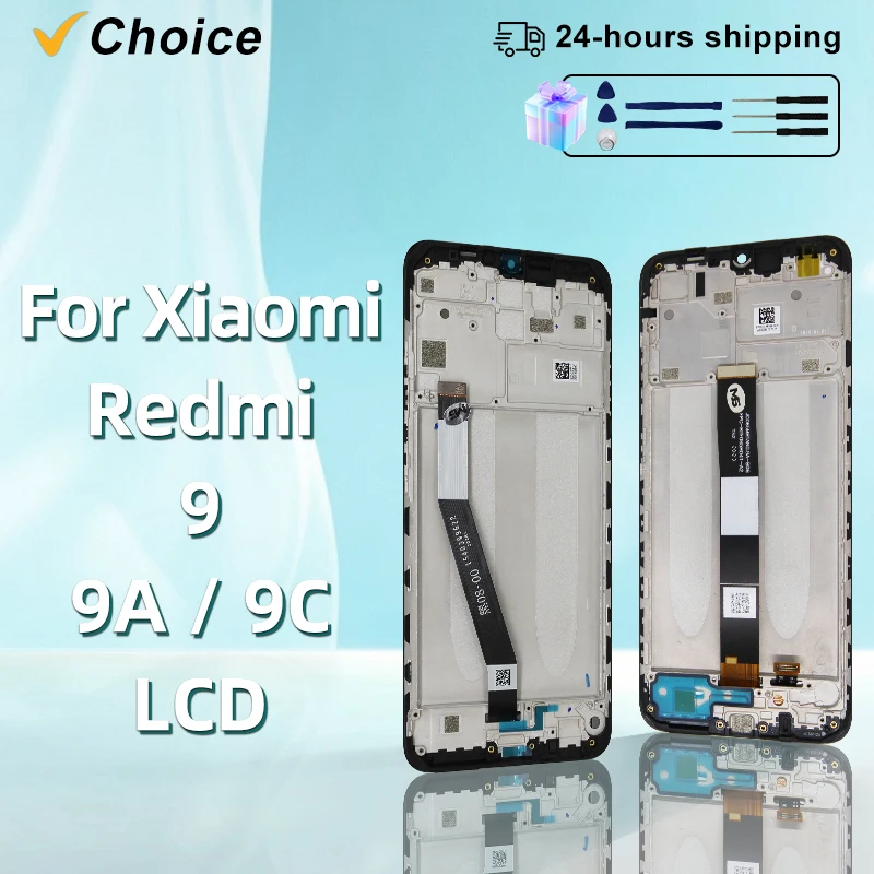 tela-lcd-de-653-polegadas-para-xiaomi-redmi-9-m2004j19g-e-xiaomi-redmi-9a-9c-m2006c3lg-m2006c3mg--peca-de-reposicao