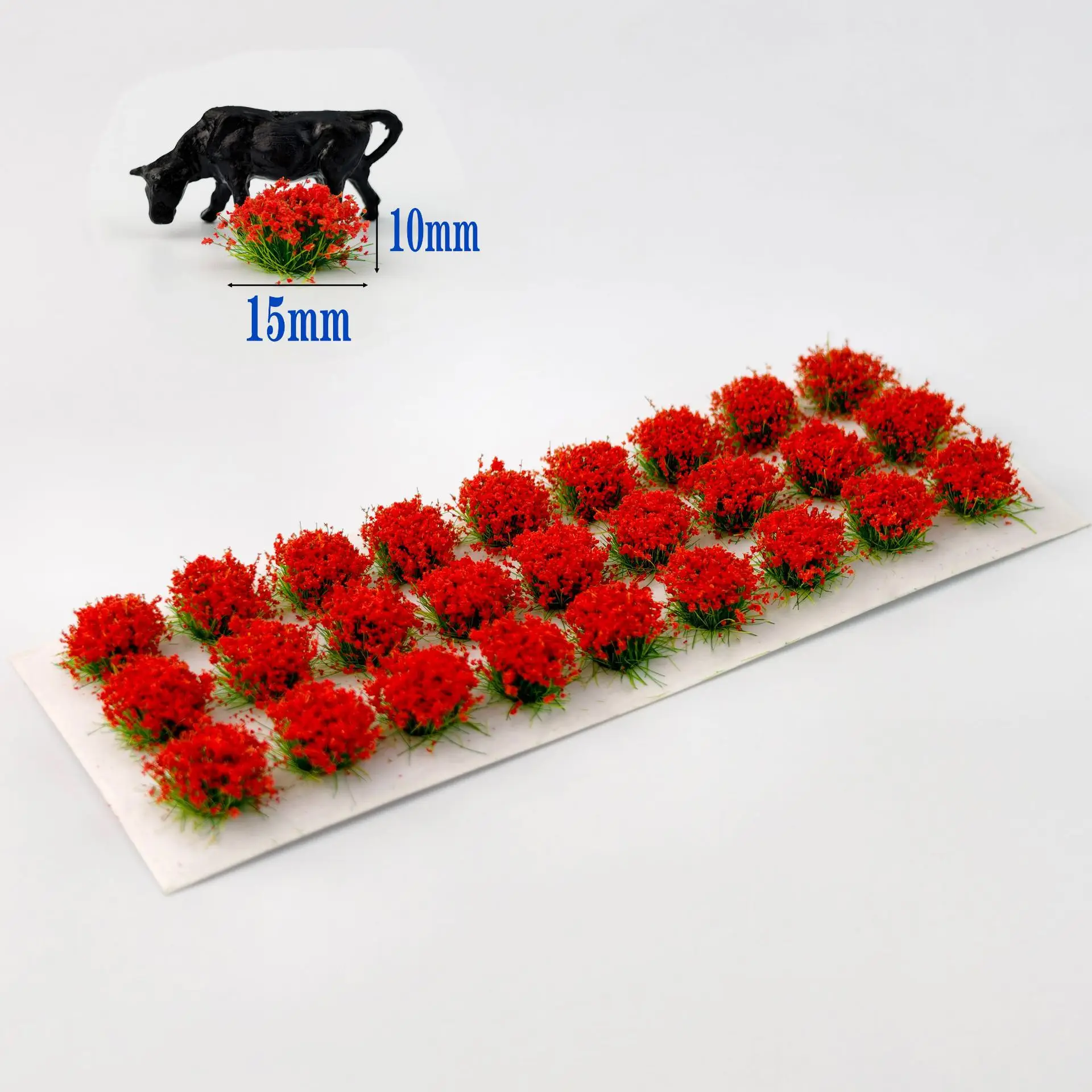 مجموعة الزهور مجموعات نباتات الزهور خصلات العشب نموذج مشهد ثابت مصغر لتقوم بها بنفسك نموذج بناء العمارة السكك الحديدية