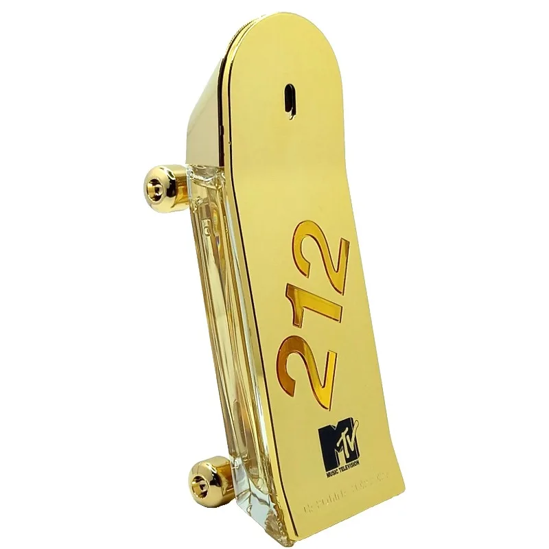 عطر CH Luxury Men 90ML بتصميم لوح التزلج يدوم طويلاً، رذاذ عطري للاستخدام اليومي في الهواء الطلق، هدية كولونيا