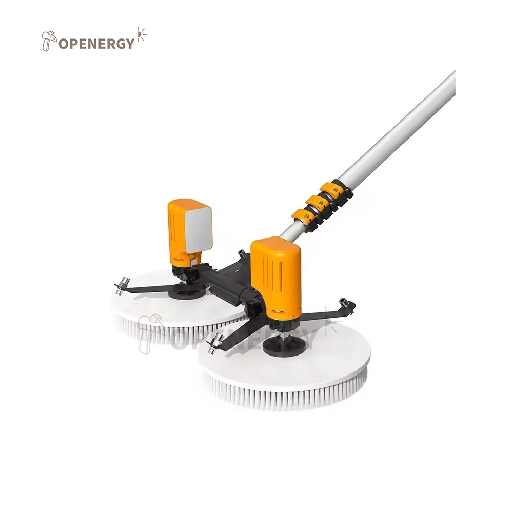 

lithium battery rotarybrush for solar cleaning solar panel cleaning rotating brush for customized