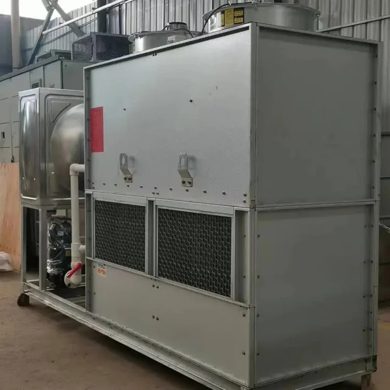 Large Closed Cooling Tower, Circular Counter Current Cooling Tower Fully Enclosed Small Cooling Tower Equipment Injection Moldin
