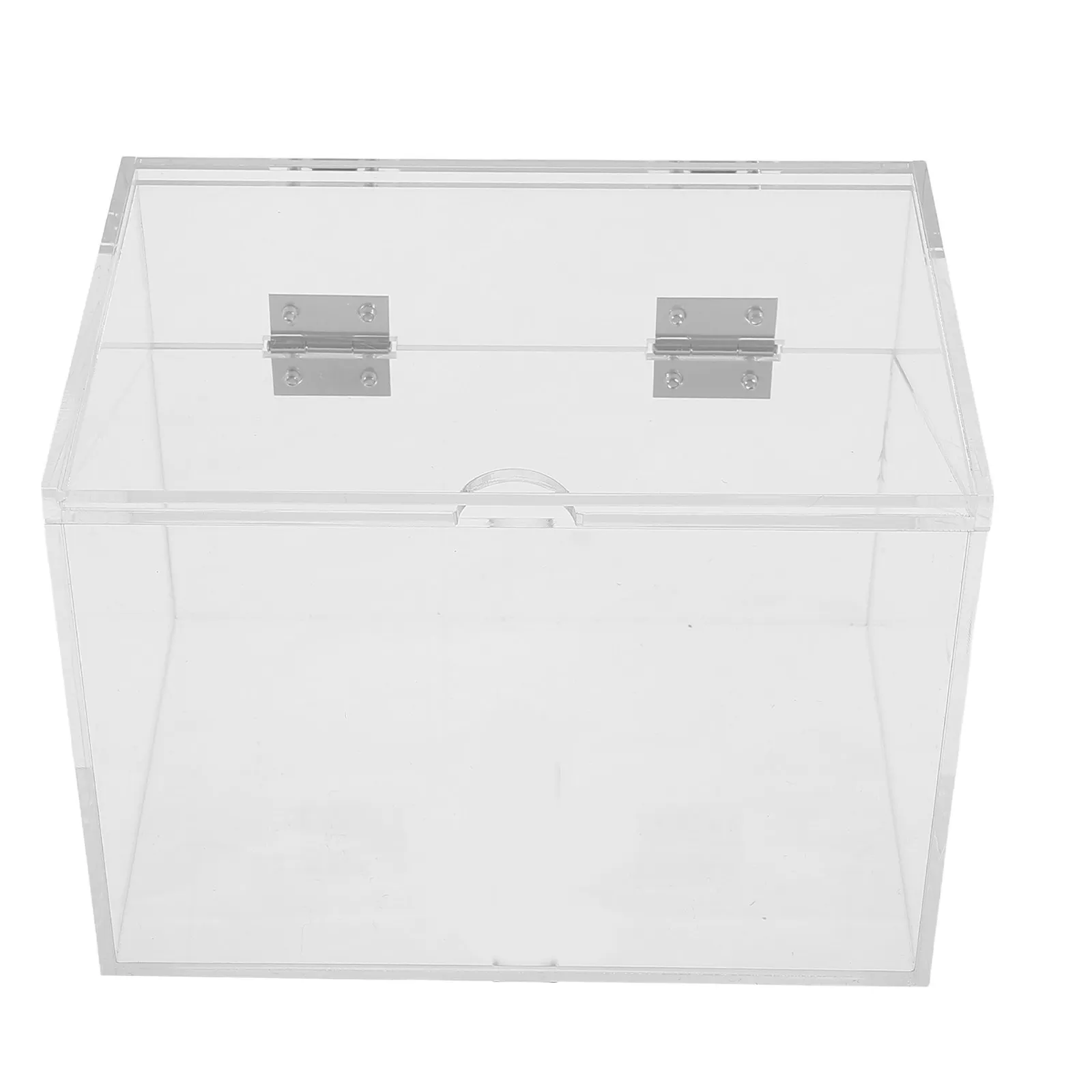 transparent-acrylic-desk-index-card-holder-with-built-in-sign-display-slot-clear-flip-lid-note-card-storage-box-for-home-office