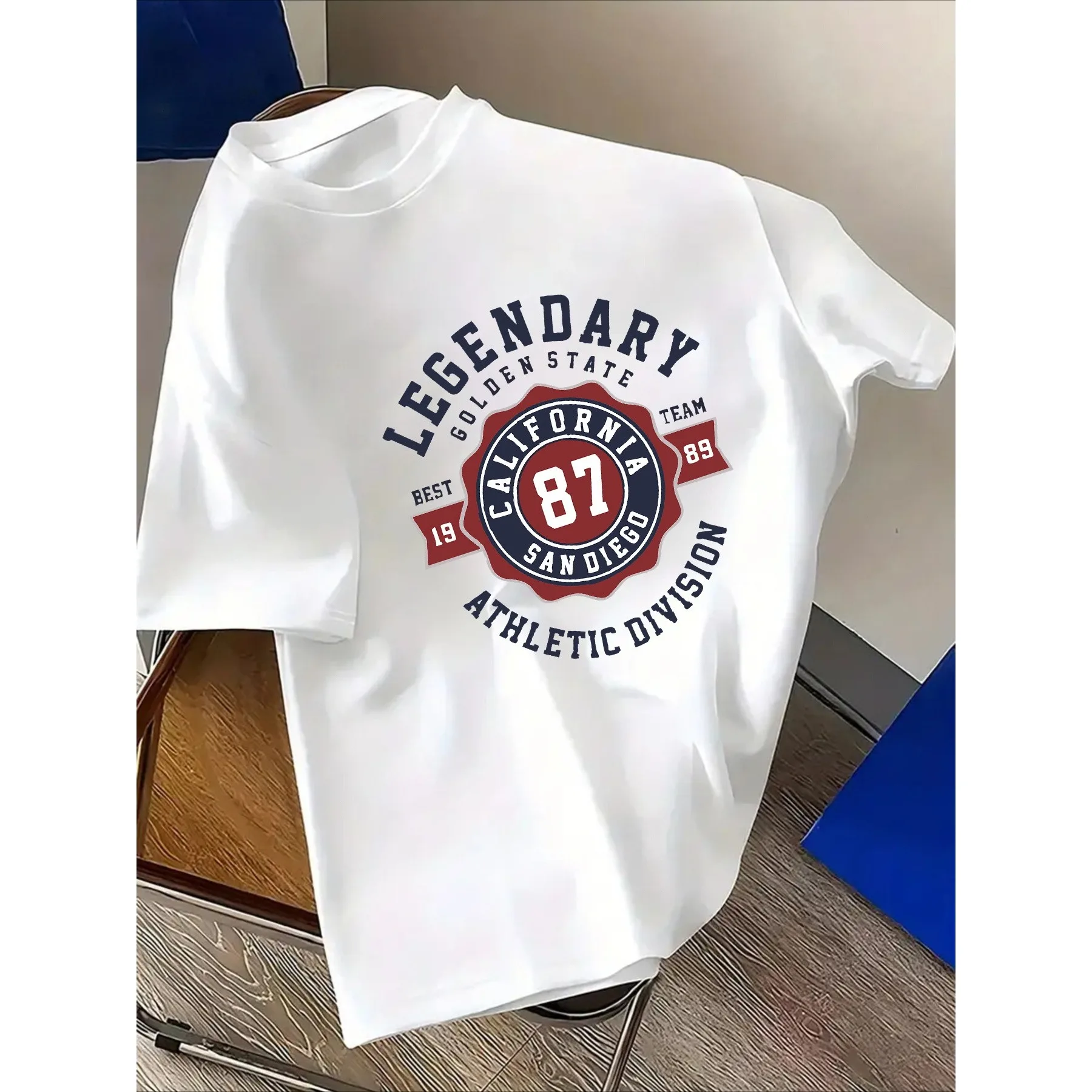 Summer Boys Girls Legendary Golden State California San Diego No. 87 Funny Meme T Shirt Kids Baby Youth Men Women Tee Streetwear
