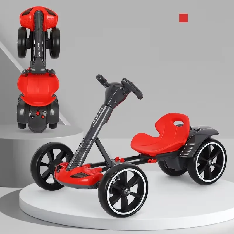 Kids Electric Go Kart Ride On Car With Remote Control Outdoor Toy Vehicle For Boys Girls Battery Powered Drifting Buggy