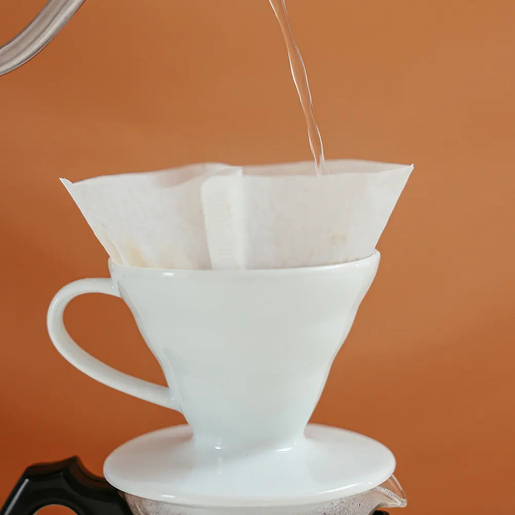 200Pcs Coffee Filter Papers Round Disposable for Vietnamese Drip Coffee Makers Espresso Brewers Smooth